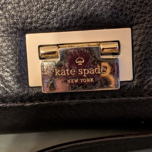 Kate Spade Black and Cream Satchel - Picture 3 of 6
